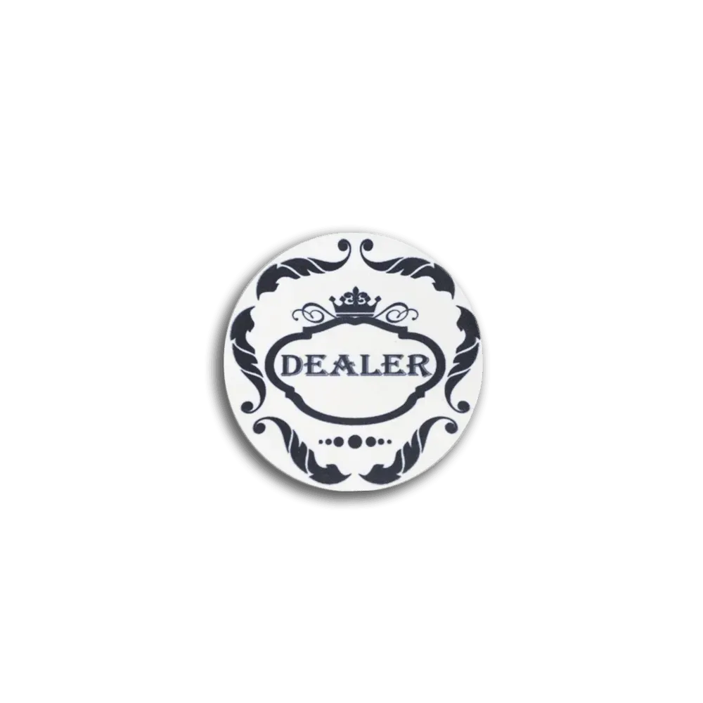 Bouton Dealer Ceramique Crown