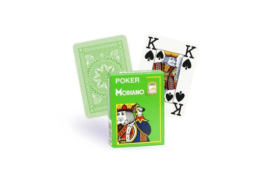 Carte Modiano Cristallo vert Jeu de 55 cartes plastique
