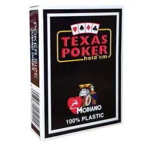 Carte Modiano noir texas poker hold em