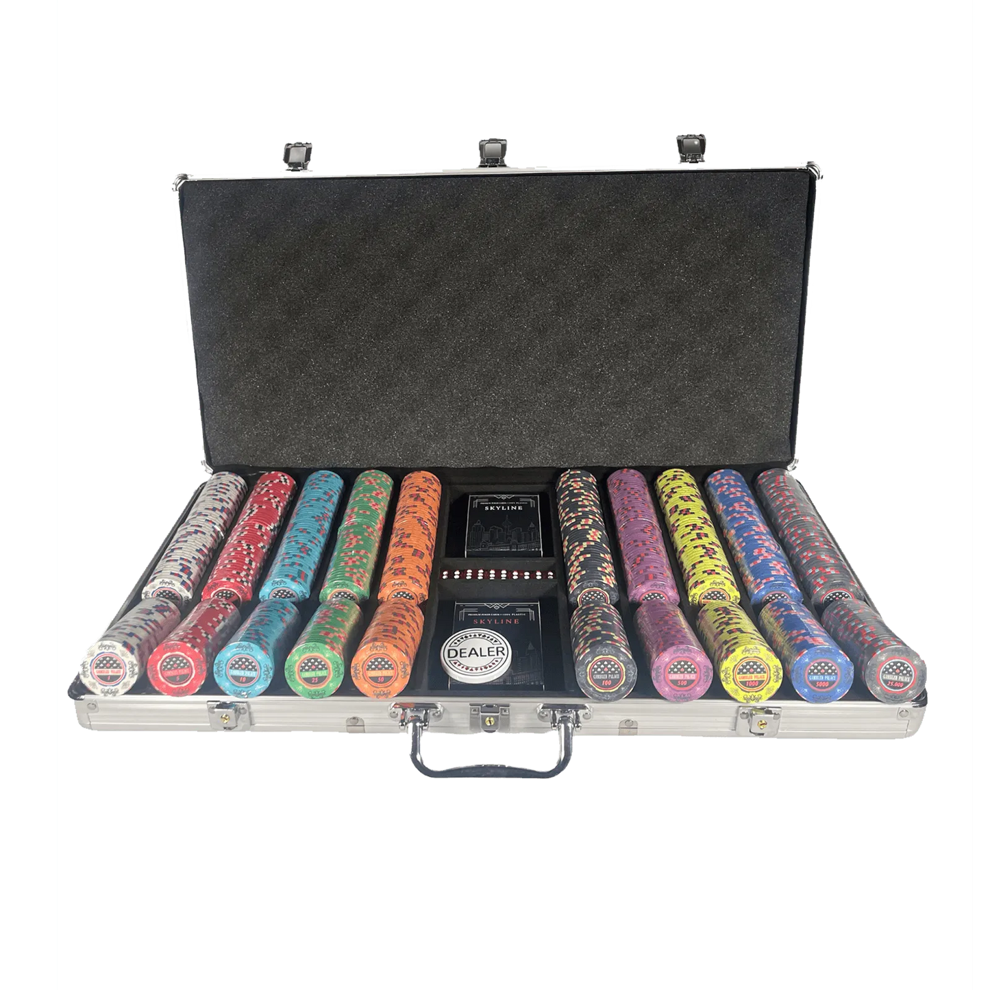 Mallette de Poker Gambler Palace Cash Game 750 jetons