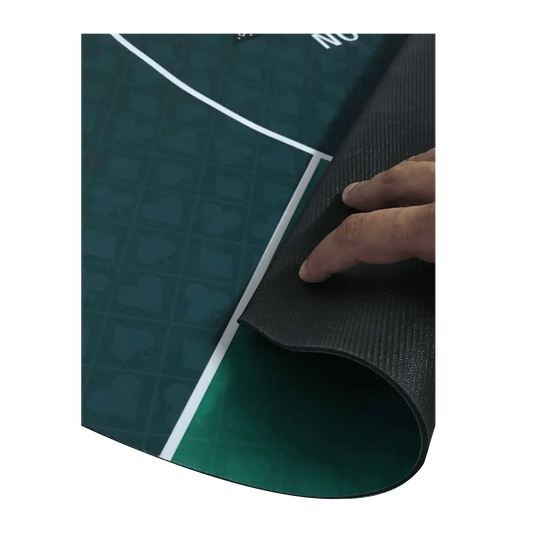 dos Tapis de poker rond vert 120cm