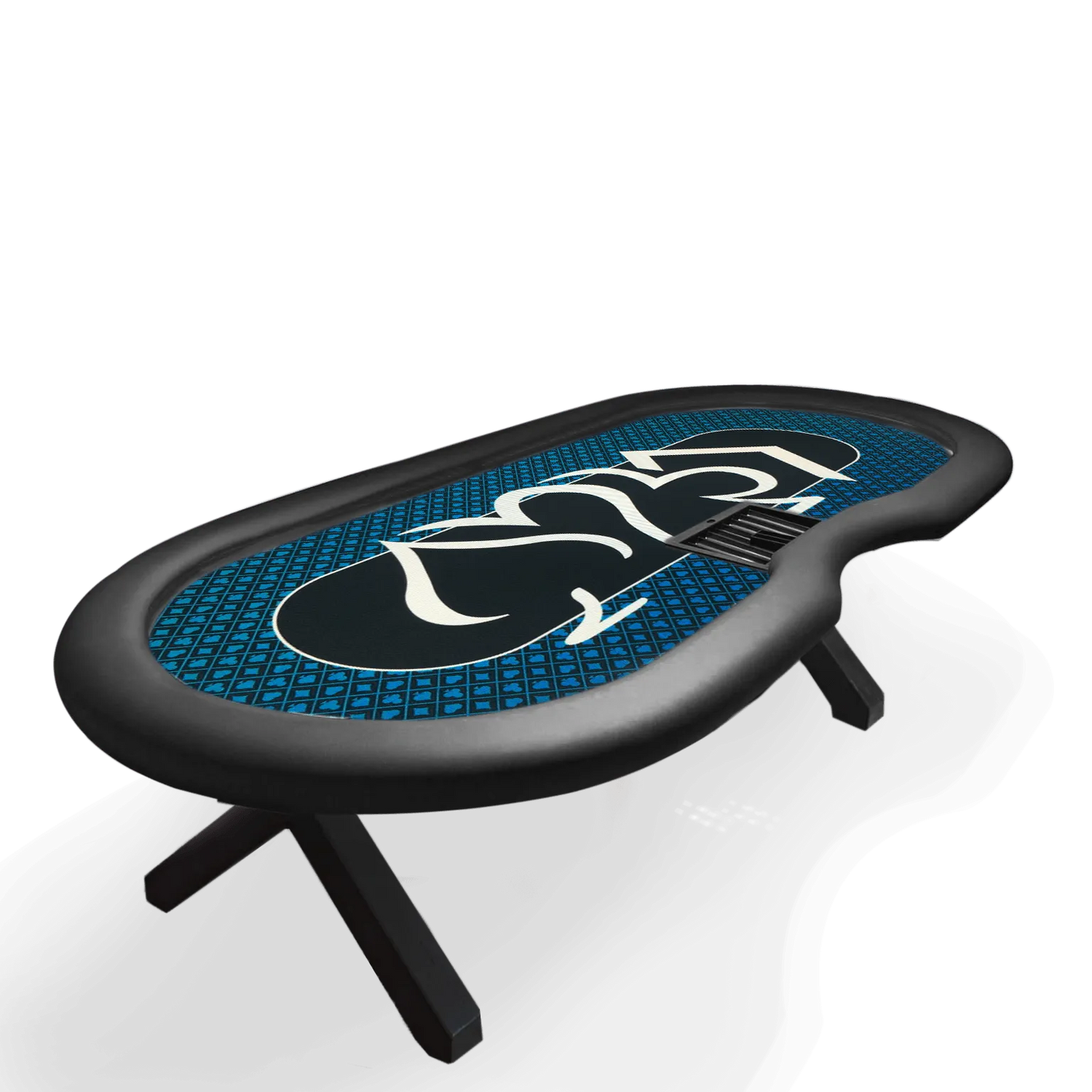 Table de poker classique navy rack jeton