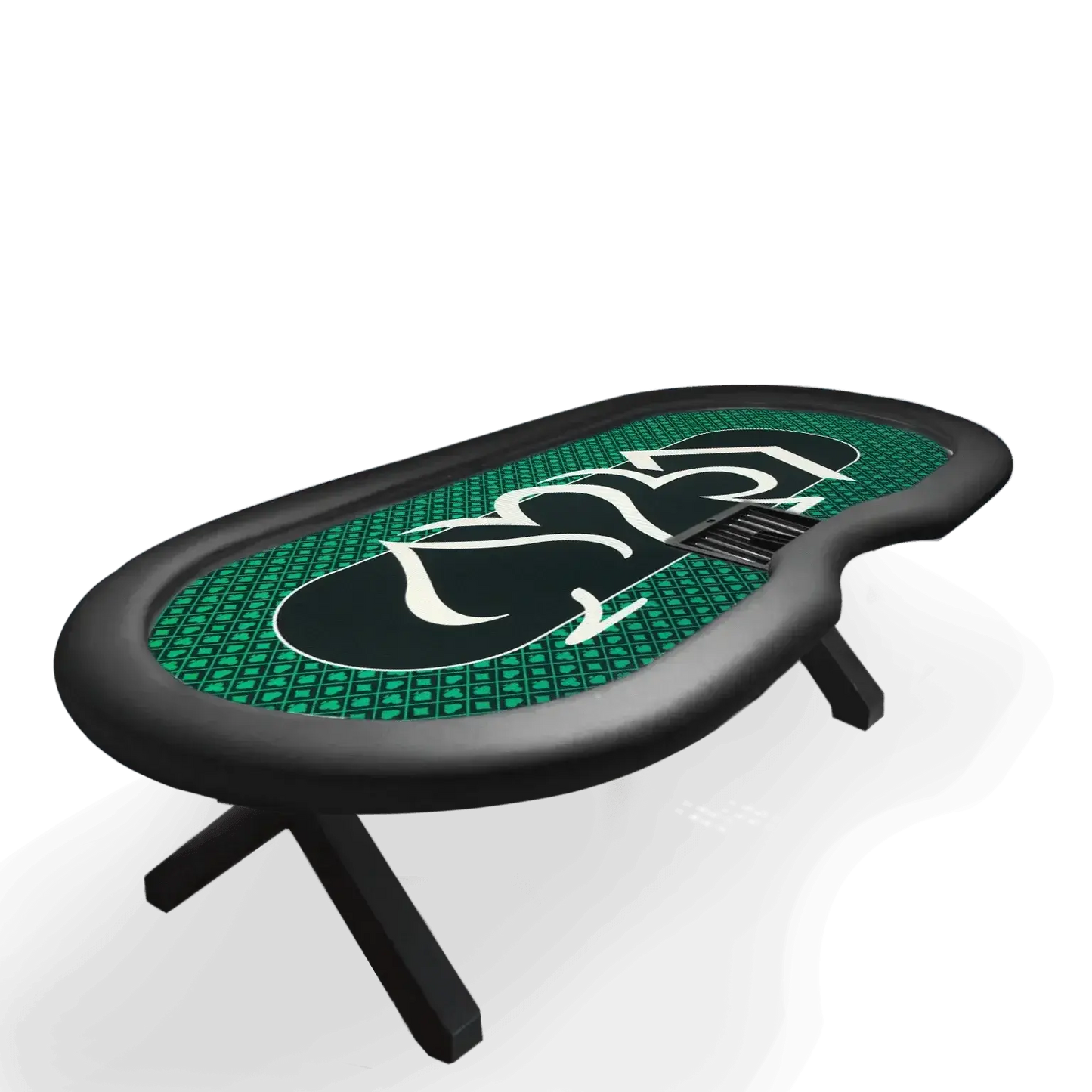 Table de poker haut de gamme Vert 270cm