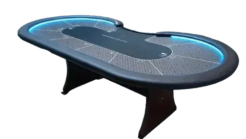 Table de poker led