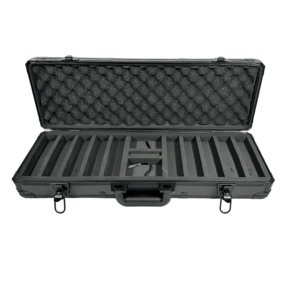 Poker Case Aluminium Black 500 PRO