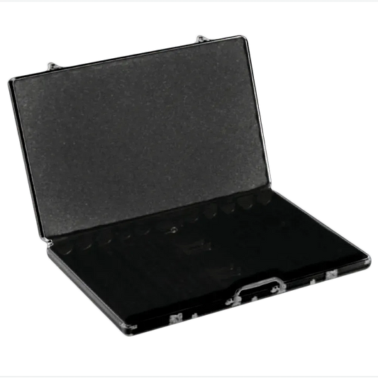 Poker Case Aluminium Black 1000