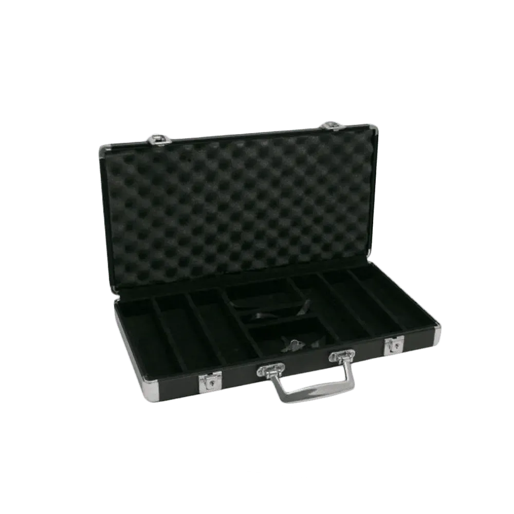Poker Case Aluminium Black 300