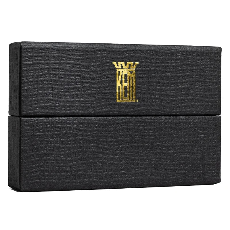 coffret noir 2 jeux de carte kem