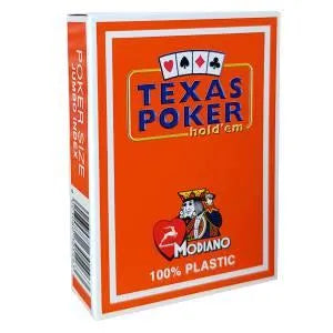 Carte Modiano orange texas poker hold em