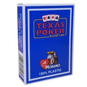 Carte Modiano bleu clair texas poker hold em