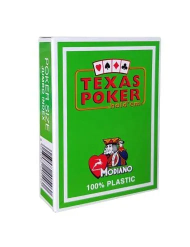 Carte Modiano vert clair texas poker hold em