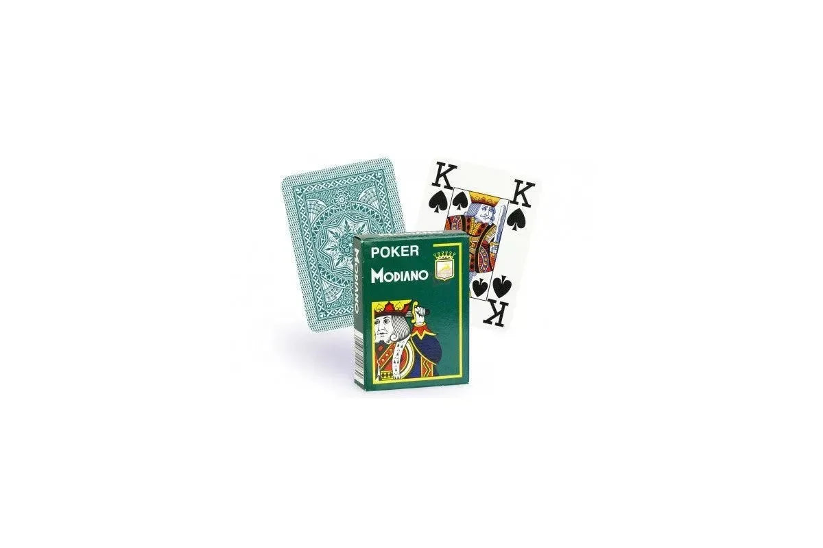 Carte Modiano Cristallo vert foncé Jeu de 55 carte plastique