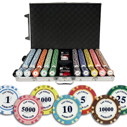 mallette de poker Las Vegas Poker Club Cash Game 1000