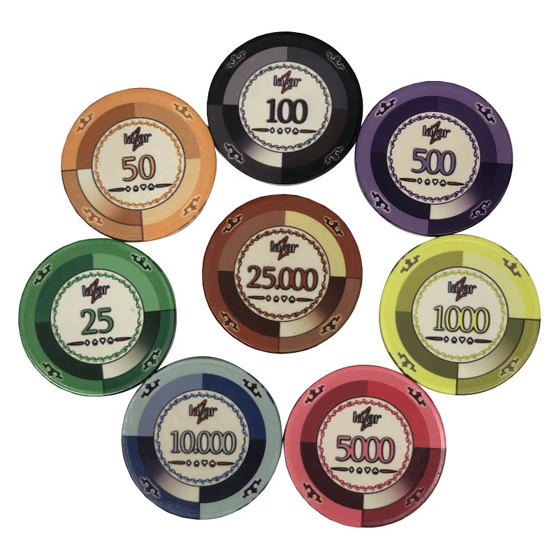 set Jetons de poker Lazar