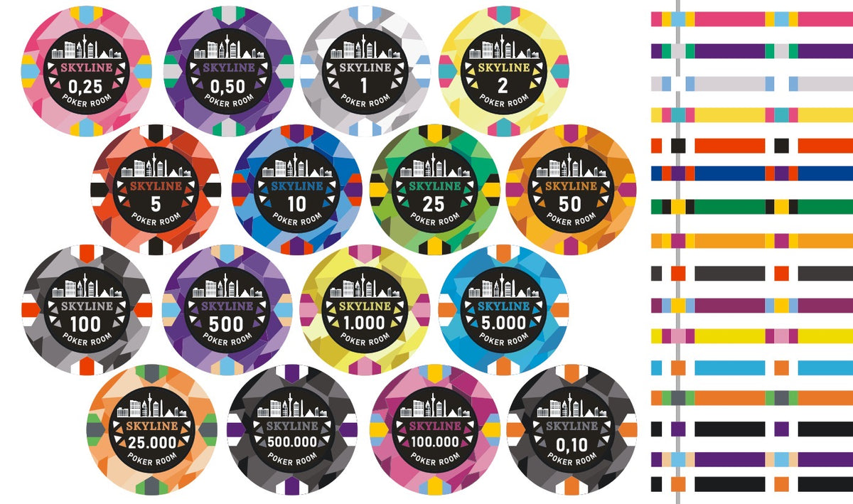 Jetons de poker personnalisé