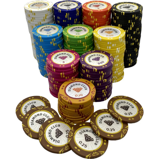 Collection jeton poker Diamond club cash game