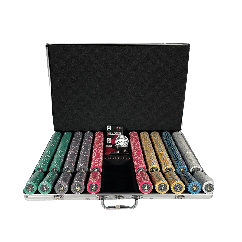 mallette de Poker aluminium The Jazz Club 1000 jetons