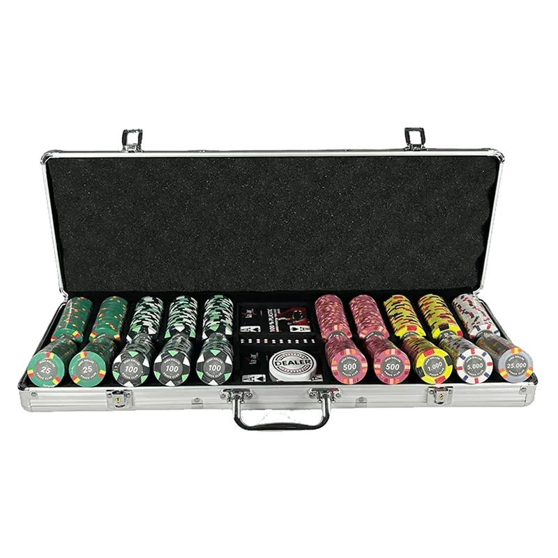 Mallette De Poker High Roller Poker Club 500 jetons ceramique
