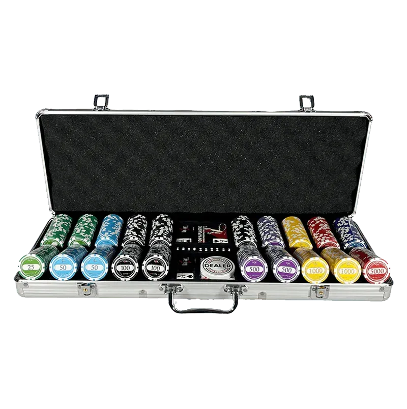 Malette Poker Set Lazar tournois 500 jetons
