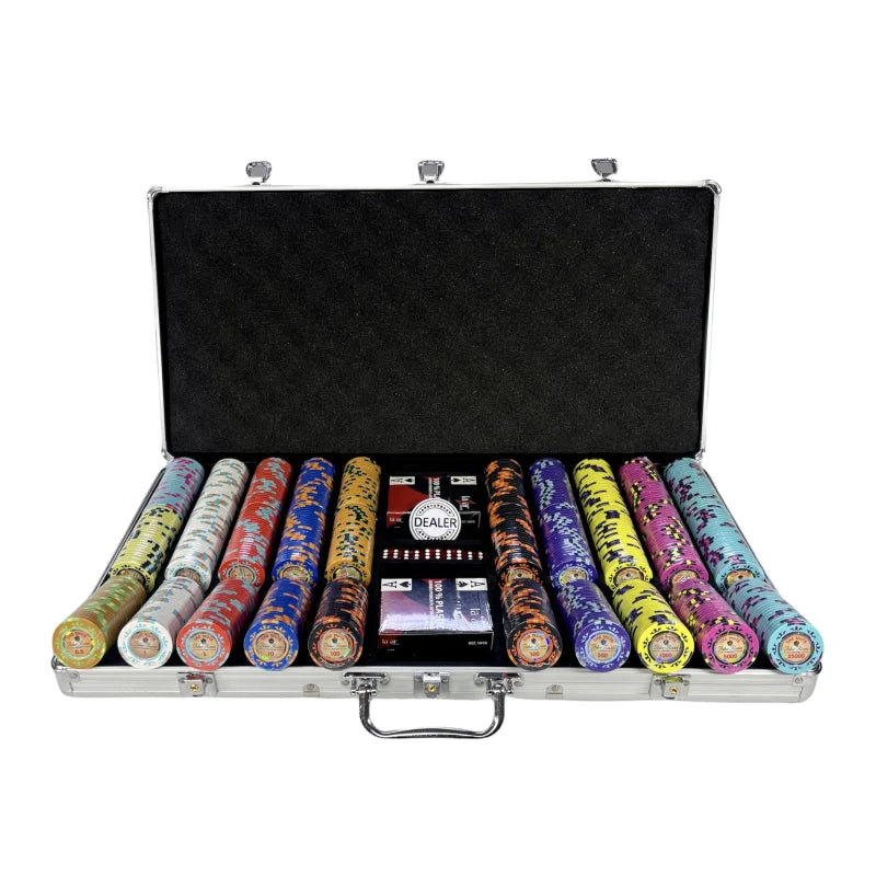 mallette de poker 750 jetons the nuts en clay composite