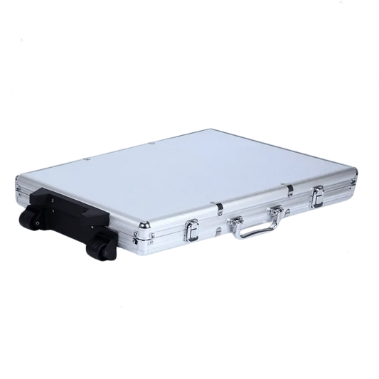 mallette de poker aluminium valise à roulettes 1000 jetons