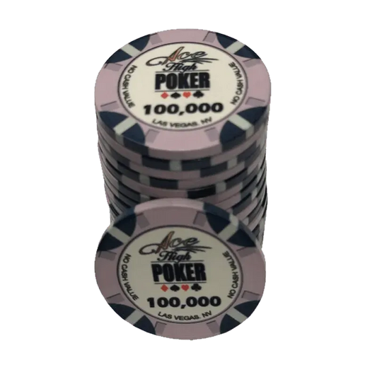 jeton de poker WSOP Ace High 100.000