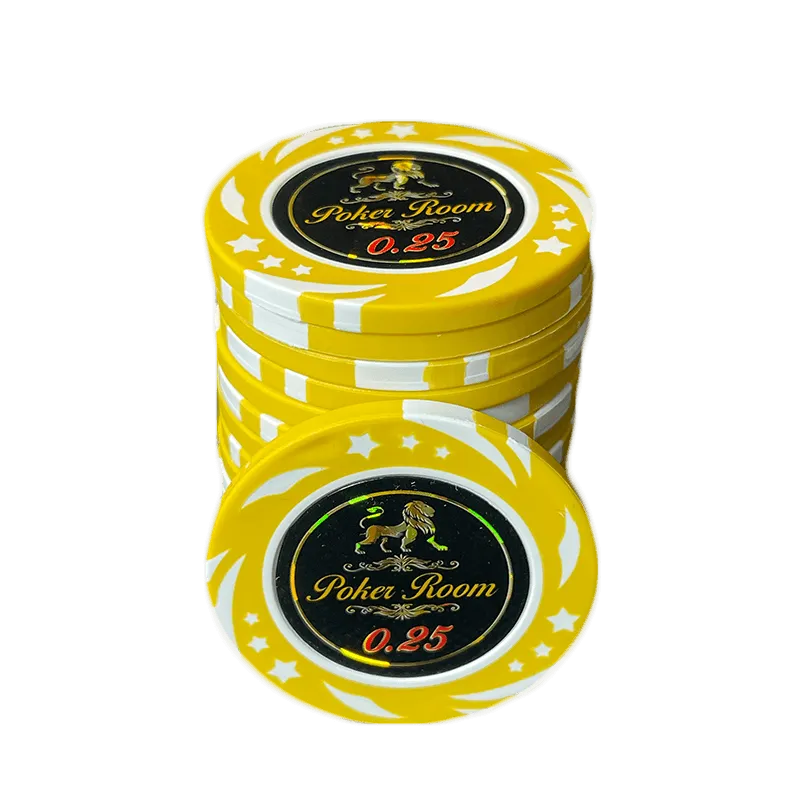 Lion Poker Room Poker Chip 0.25