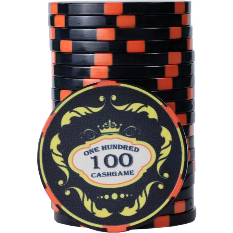jeton ceramic crown 100 cash game