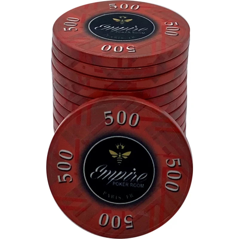 jeton céramique empire 500 red