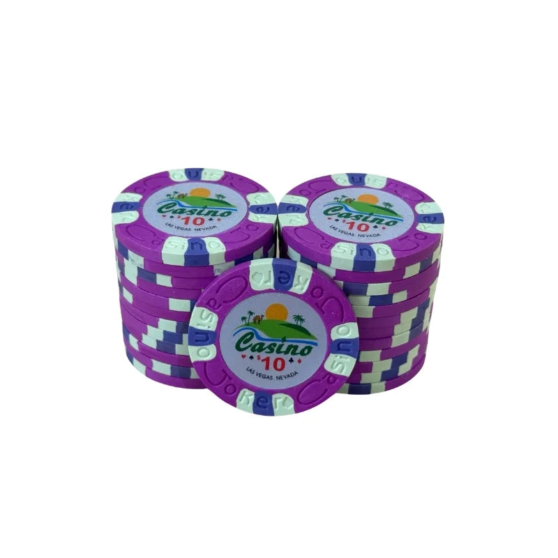 jeton poker las vegas nevada 10$ violet