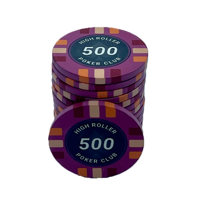 Jeton High Roller 500 violet