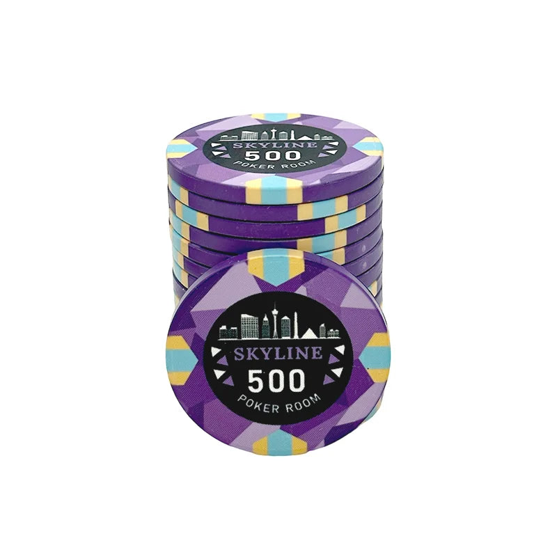 jeton skyline 500 noir violet