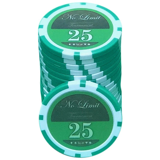 jeton poker lazar 25 vert