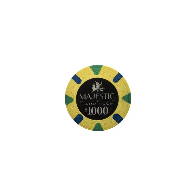 Jeton poker majestic 1000$ jaune