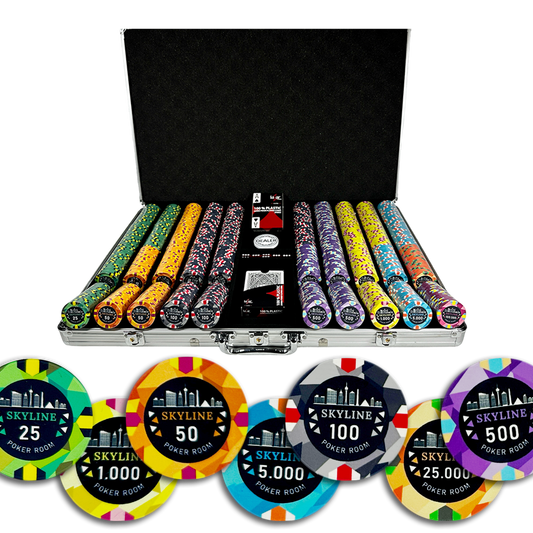 malette de Poker Skyline Tournament 1000 jetons
