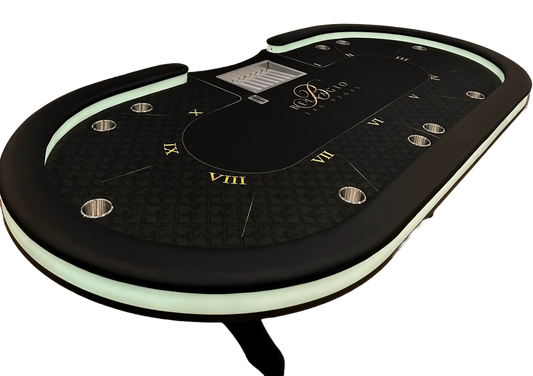 Table de poker professionnel LED