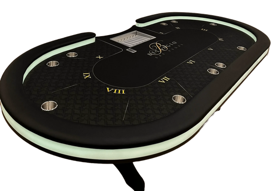 Table de poker professionnel LED