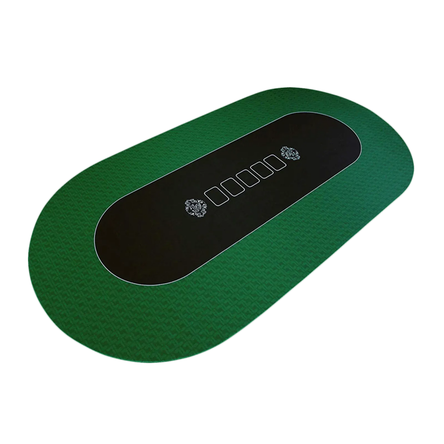 Tapis de poker Royal Green Oval 180x90 cm