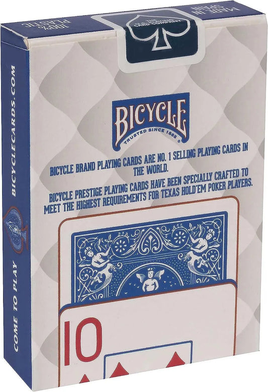 dos Cartes Bicycle prestige bleu