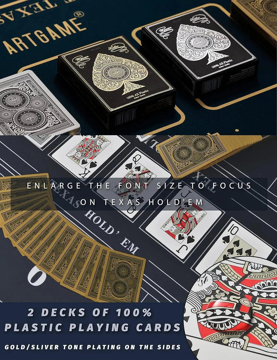 Malette de poker 500 jetons