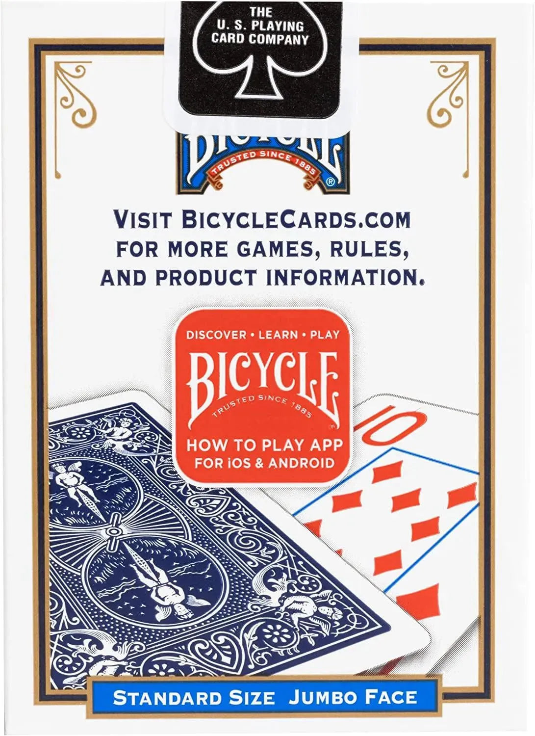 carte bicycle Original Rider Back Jumbo Index