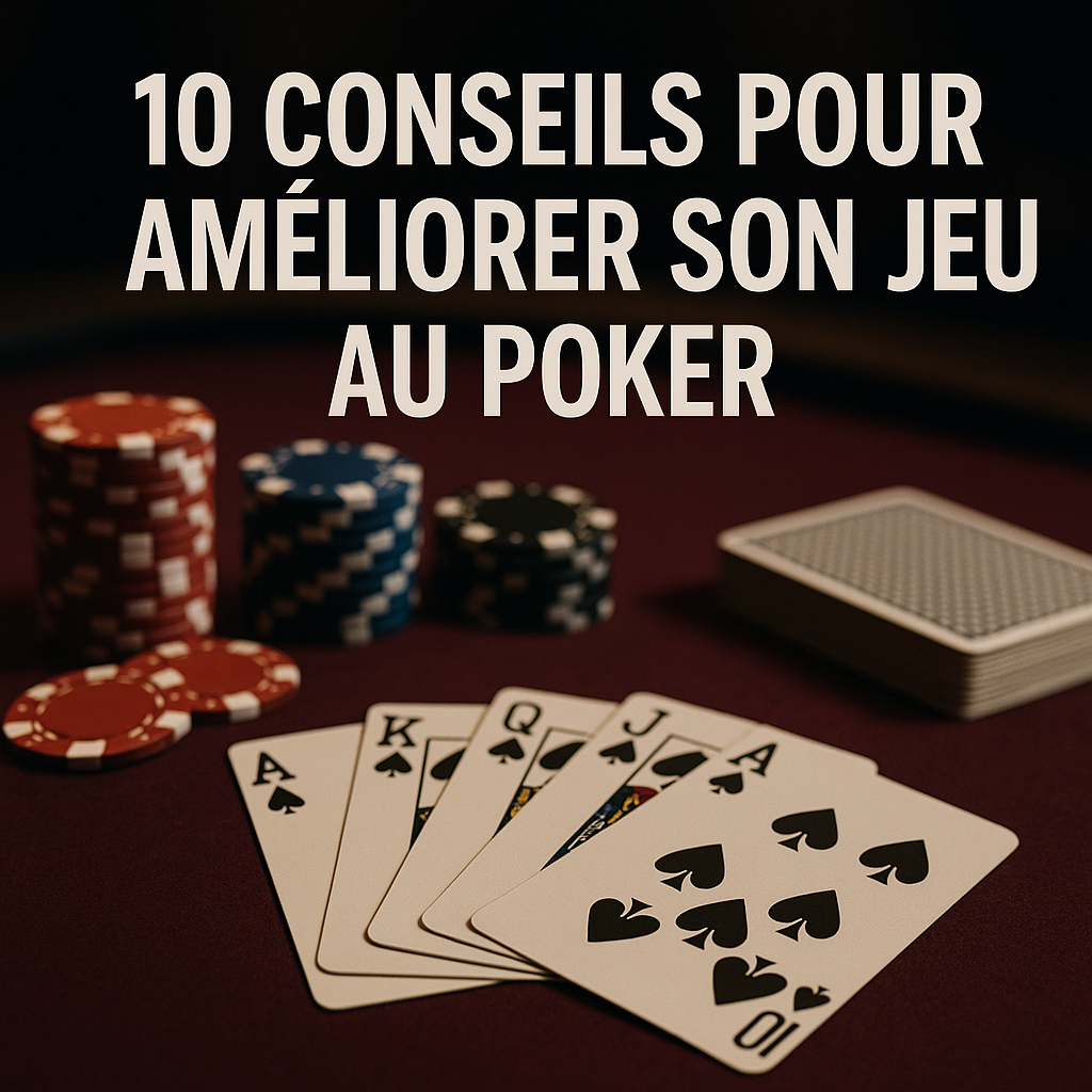 10 conseil pour gagner au poker