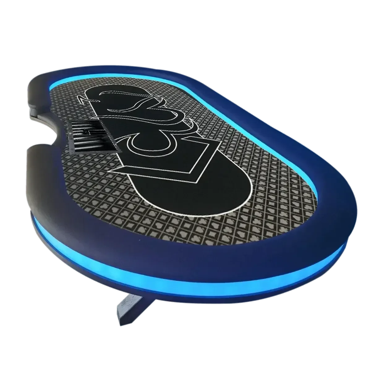 Table de poker haut de gamme avec led