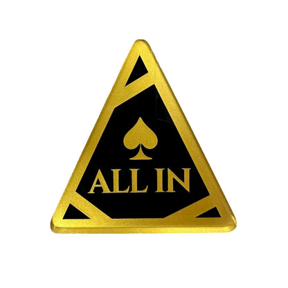 bouton all in back gold triangle