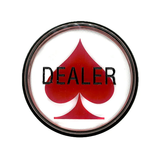 bouton dealer acrylique 