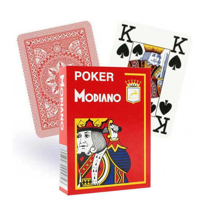 carte modiano rouge 100 % plastique