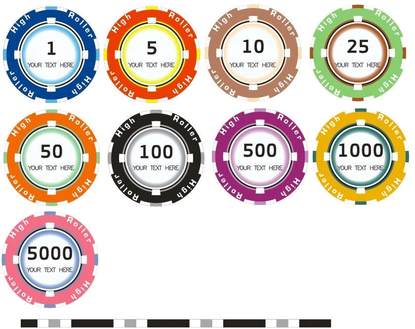 Jetons de poker personnalisé