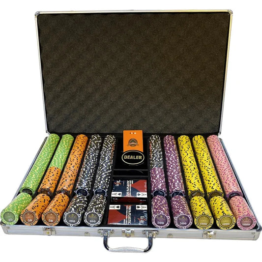 Mallette de poker 1000 jetons royal card room