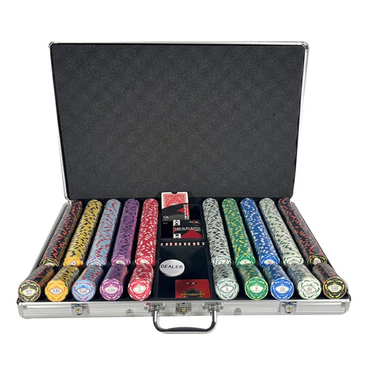 Mallette de poker Ceramic Crown 1000 jetons céramique