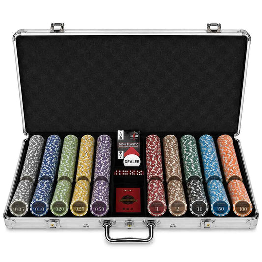 Mallette de poker Lazar 750 jetons cash game clay composite